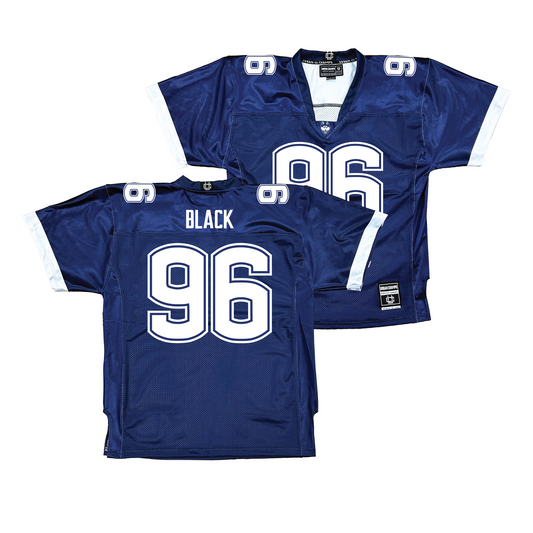 Navy UConn Football Jersey  - Marquis Black