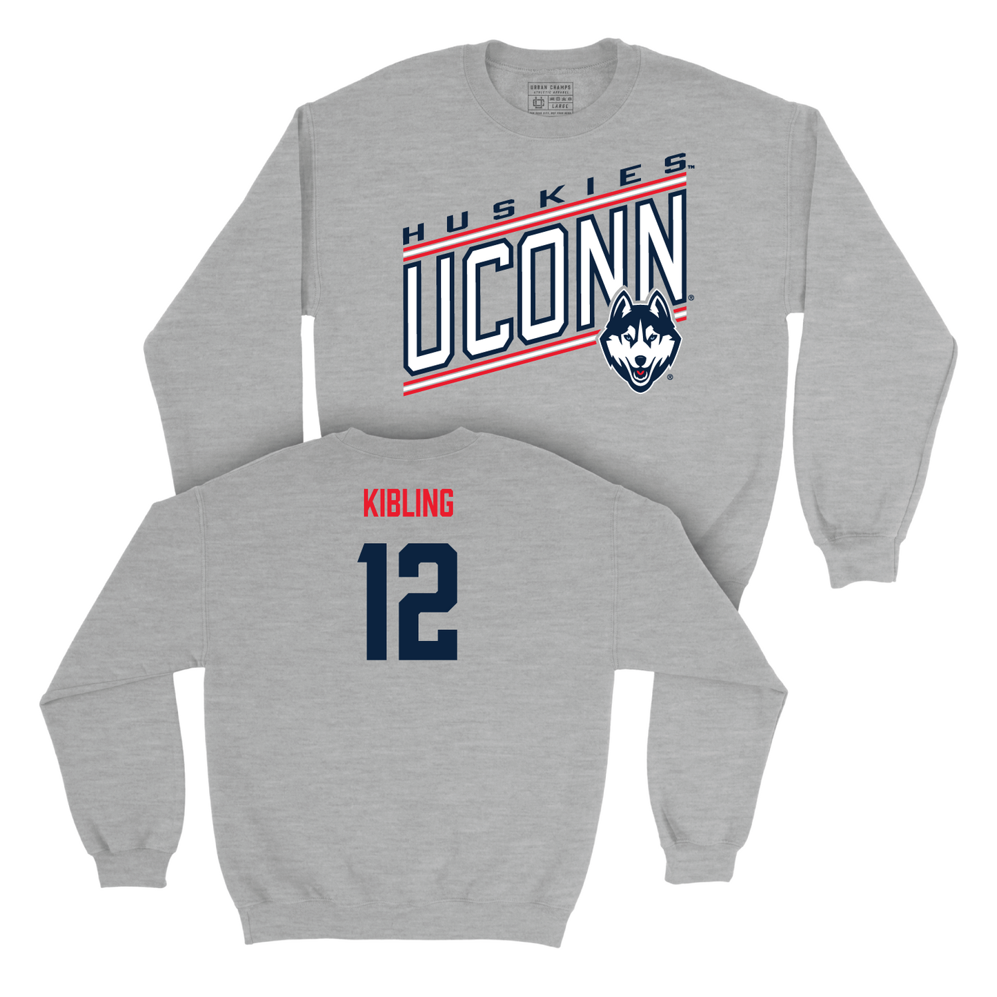 Sport Grey Softball Vintage Crewneck - Kaitlyn Kibling Small