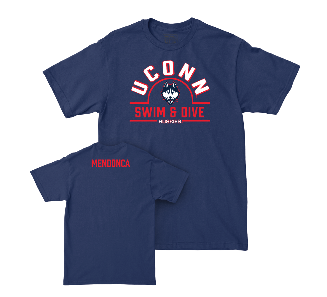 UConn Women's Swim & Dive Arch Navy Tee - Kayla Mendonca Small