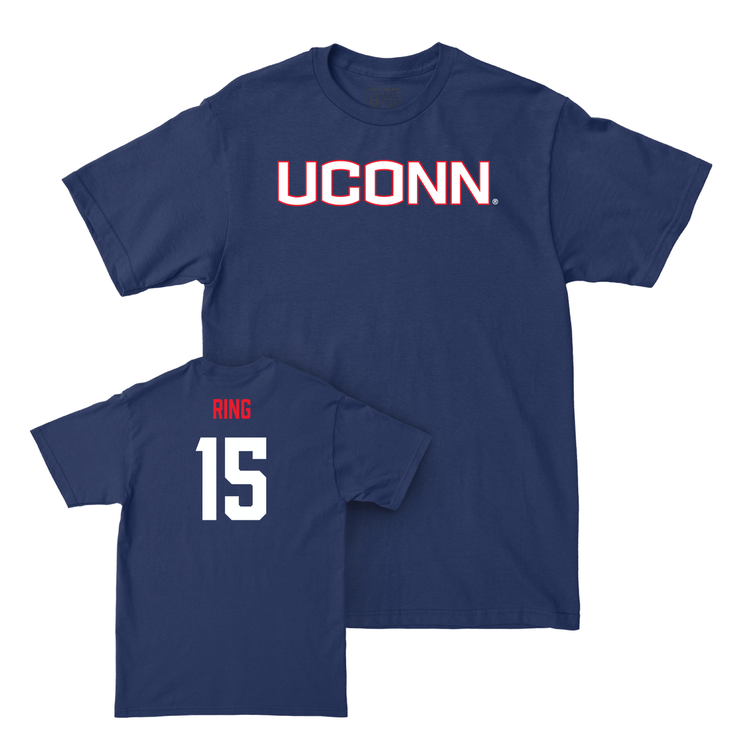 Navy Softball UConn Tee - Savannah Ring Small