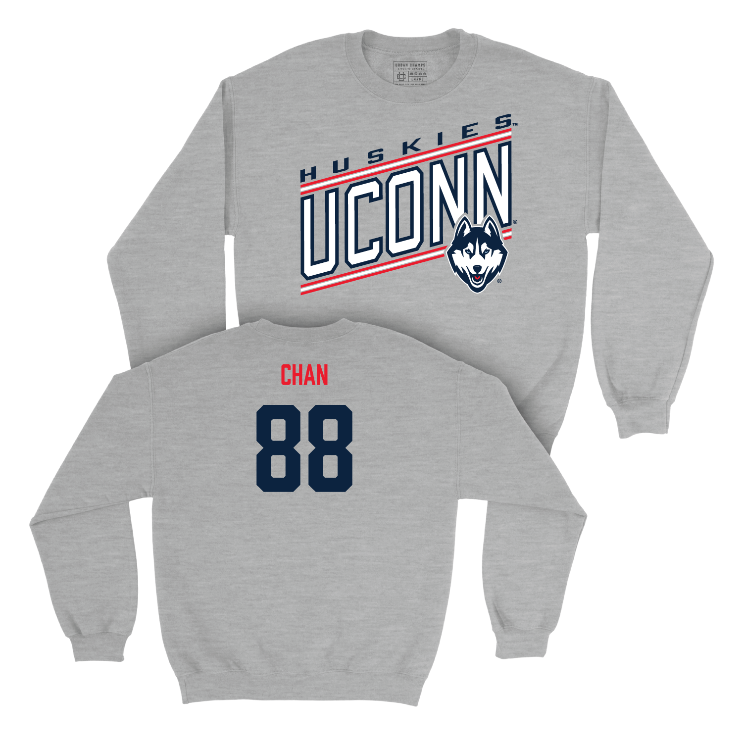 Sport Grey Women's Ice Hockey Vintage Crewneck - Tia Chan Small