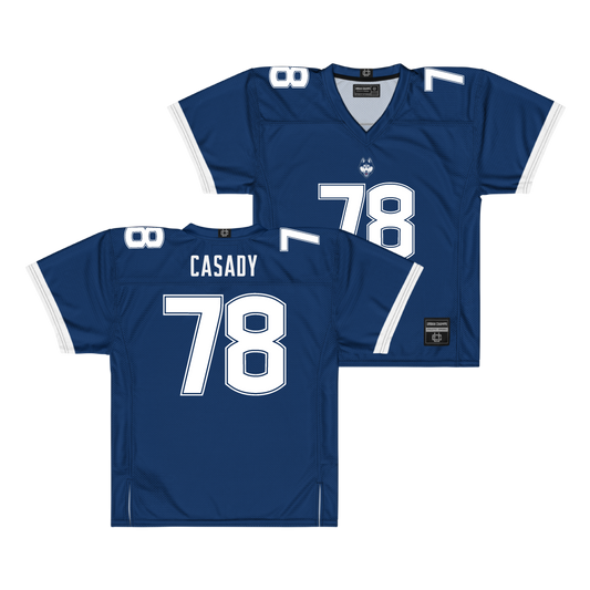 Navy UConn Football Jersey - Carsten Casady