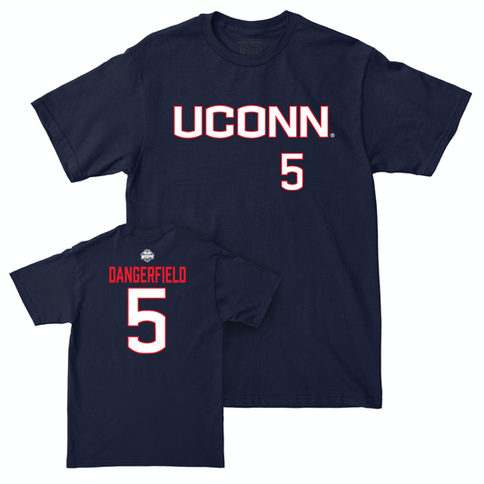 Legacy Collection: UConn Women's Basketball Navy Sideline Tee - Crystal Dangerfield | #5