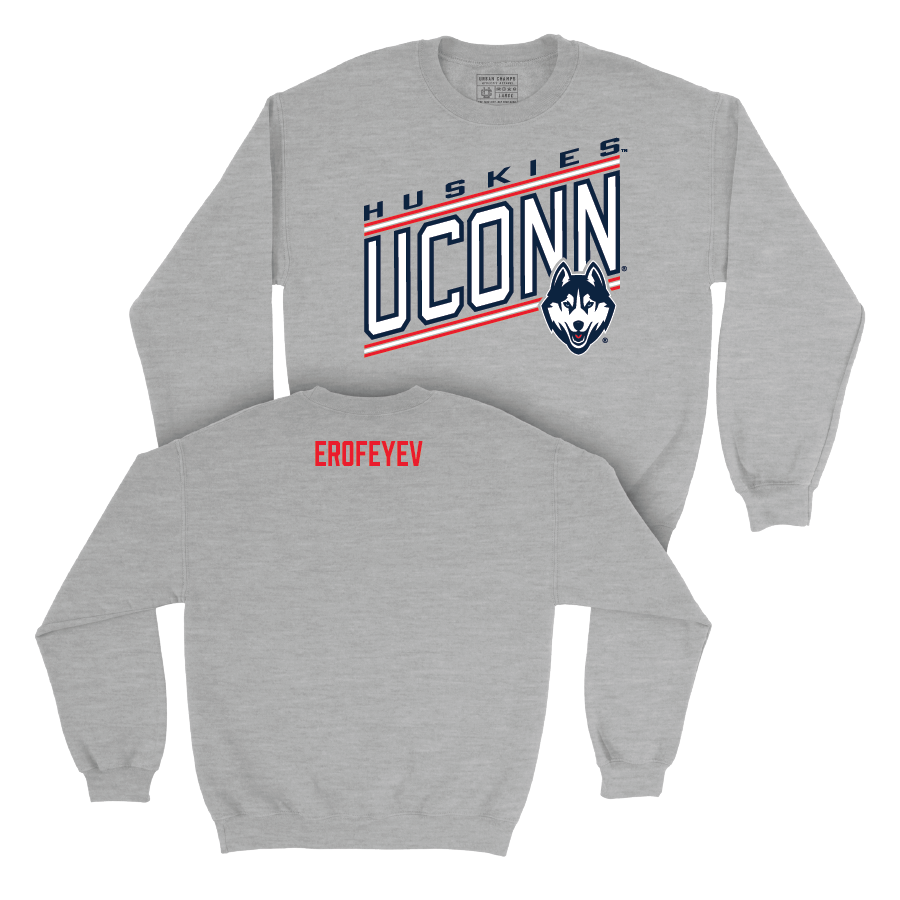 Sport Grey Women's Rowing Vintage Crewneck  - Evelyn Erofeyev