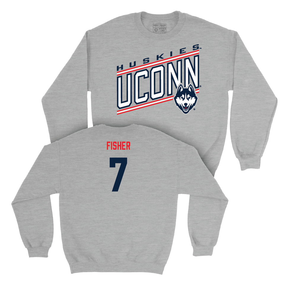 Sport Grey Women's Basketball Vintage Crewneck  - Kelis Fisher