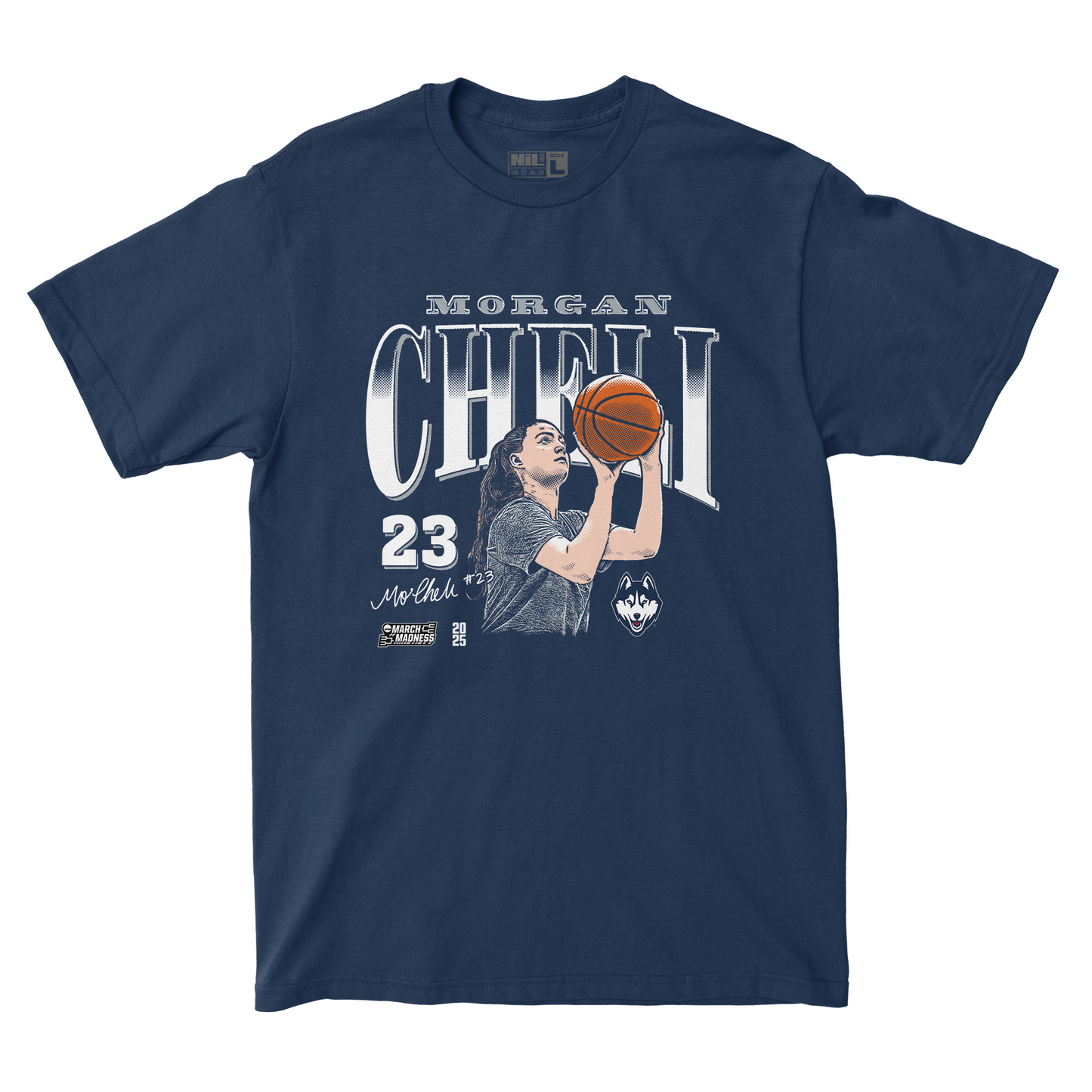 EXCLUSIVE RELEASE: Morgan Cheli Illustrated Navy Tee