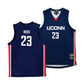 Navy Men's Basketball UConn Jersey - Jayden Ross