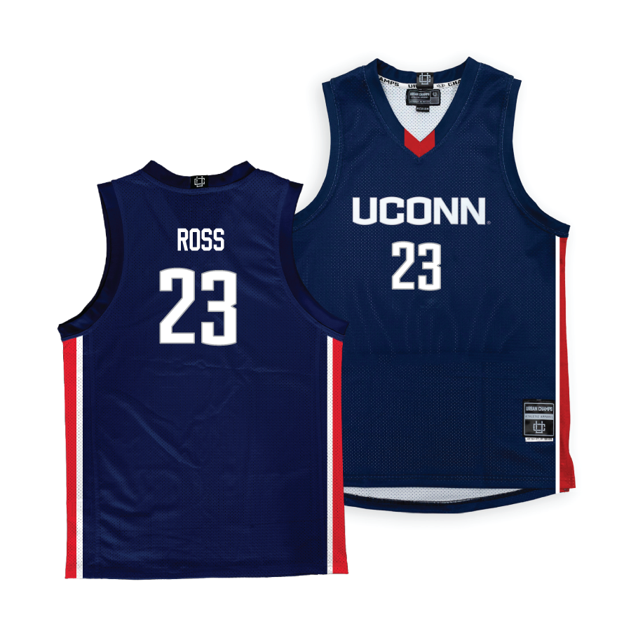 Navy Men's Basketball UConn Jersey - Jayden Ross