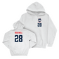 UConn Women's Soccer Logo White Hoodie  - Yasmin Rosewell