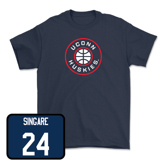 Navy Men's Basketball Hardwood Tee - Youssouf Singare