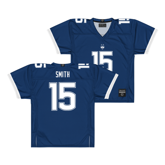 Navy UConn Football Jersey - Caleb Smith
