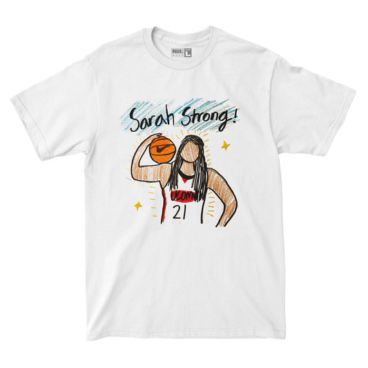 EXCLUSIVE RELEASE: Sarah Strong Drawing White Tee