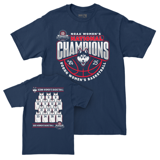 UConn Women's Basketball National Champions Traditional Tee