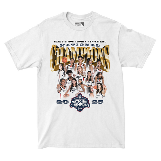 UConn Women's Basketball National Champions Team Tee