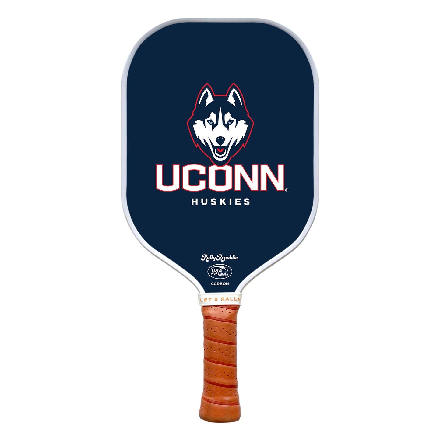 UConn Huskies Navy Husky Mark Pickleball Paddle