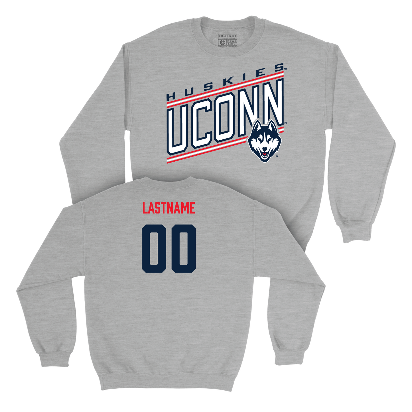 Sport Grey Women's Volleyball Vintage Crewneck - Audrey Jones