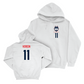 UConn Football Logo White Hoodie   - Javonte Vereen