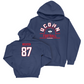 UConn Football Arch Navy Hoodie   - Clemens Richter