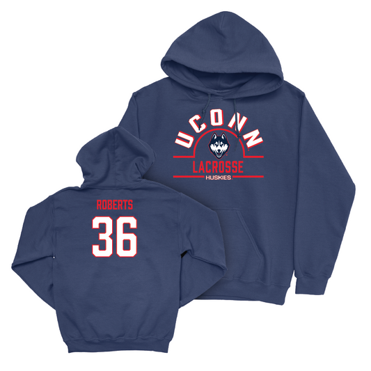 UConn Women's Lacrosse Arch Navy Hoodie  - Ashlyn Roberts