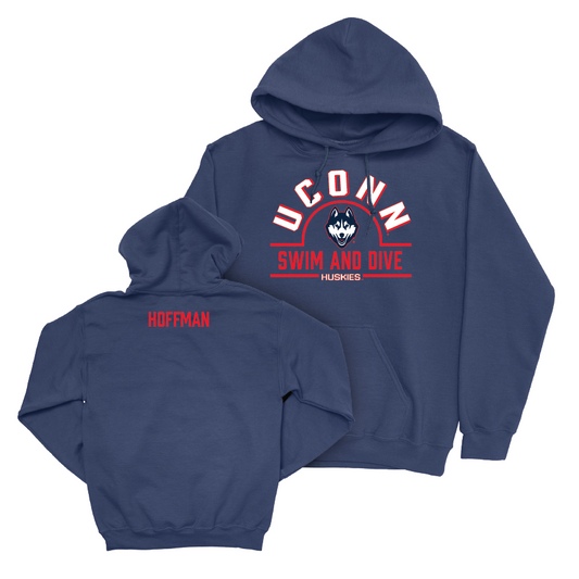 UConn Women's Swim & Dive Arch Navy Hoodie  - Bella Hoffman