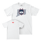 Women's Swim & Dive White Bleed Blue Comfort Colors Tee  - Emma May