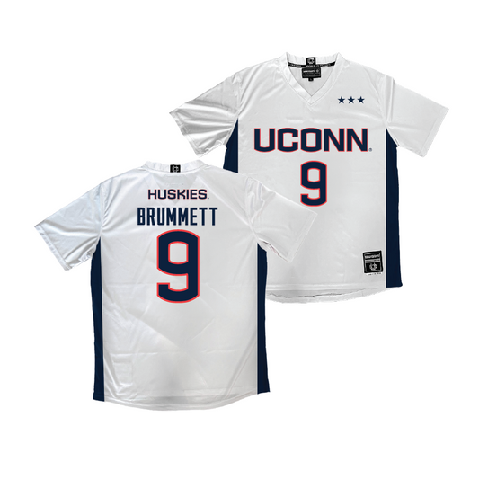 UConn Men's Soccer White Jersey   - Austin Brummett