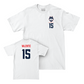 UConn Men's Soccer Logo White Comfort Colors Tee   - Marco Valentic