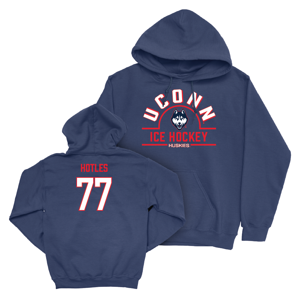 UConn Women's Ice Hockey Arch Navy Hoodie  - Sadie Hotles