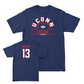 UConn Men's Soccer Arch Navy Tee   - Kyle Durham