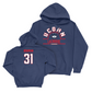 UConn Women's Lacrosse Arch Navy Hoodie  - Eliza Bowman