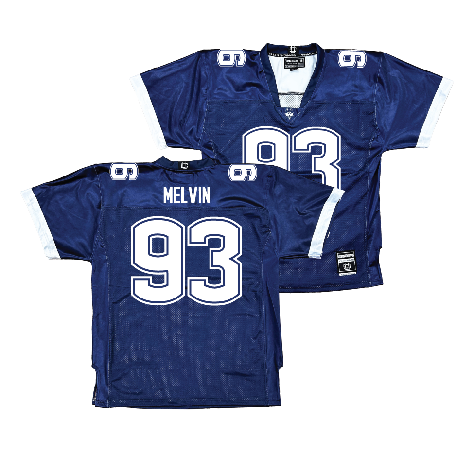 Navy UConn Football Jersey  - Aubrey Melvin