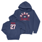 UConn Women's Ice Hockey Arch Navy Hoodie  - Taylor Porthan