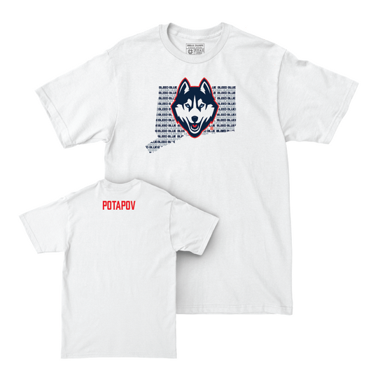 Women's Rowing White Bleed Blue Comfort Colors Tee  - Daria Potapov