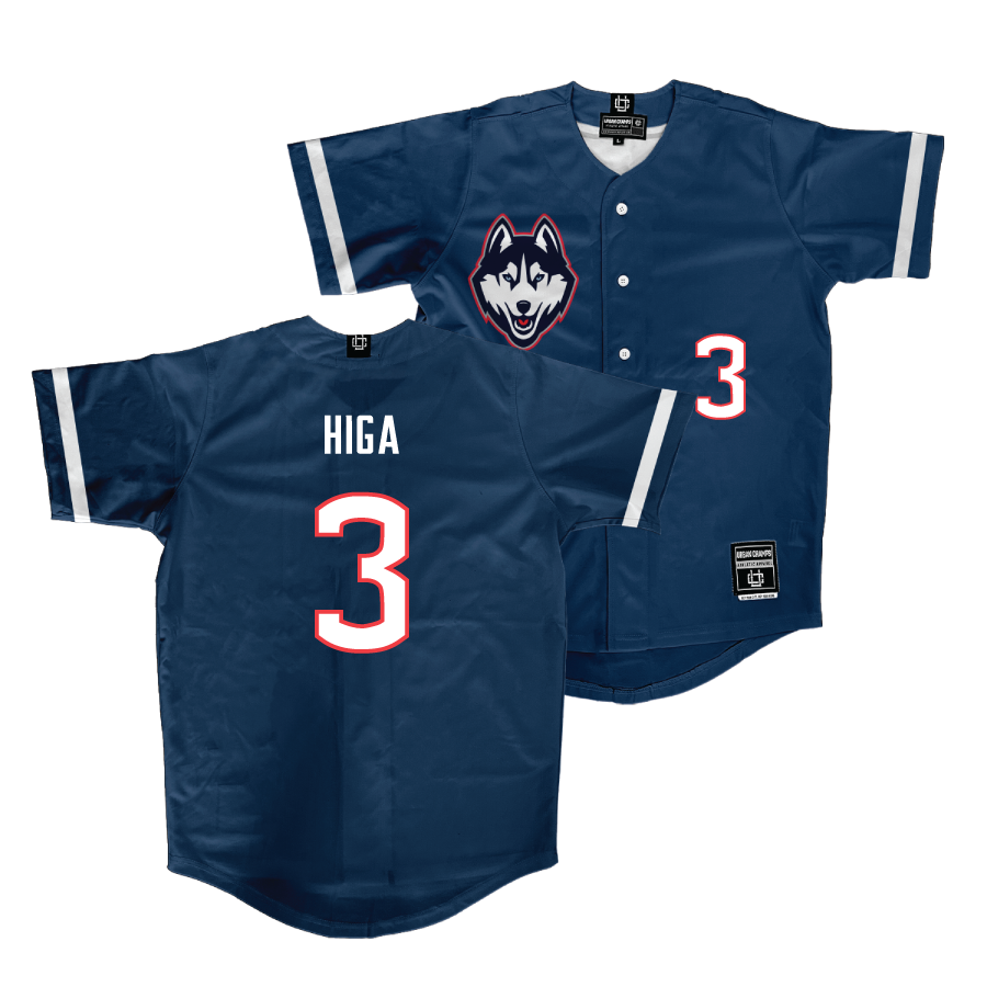 UConn Softball Navy Jersey  - Kaiea Higa