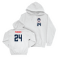 UConn Men's Soccer Logo White Hoodie   - Matias Paredes
